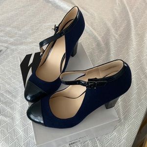 Nine West, Mary Jane Pumps, NWOT, Blue, VERY CUTE AND STYLISH!!
